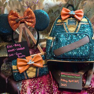 Loungefly Disney Princess Merida Sequin SET